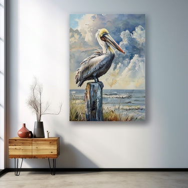 Acrylic Pelican Painting